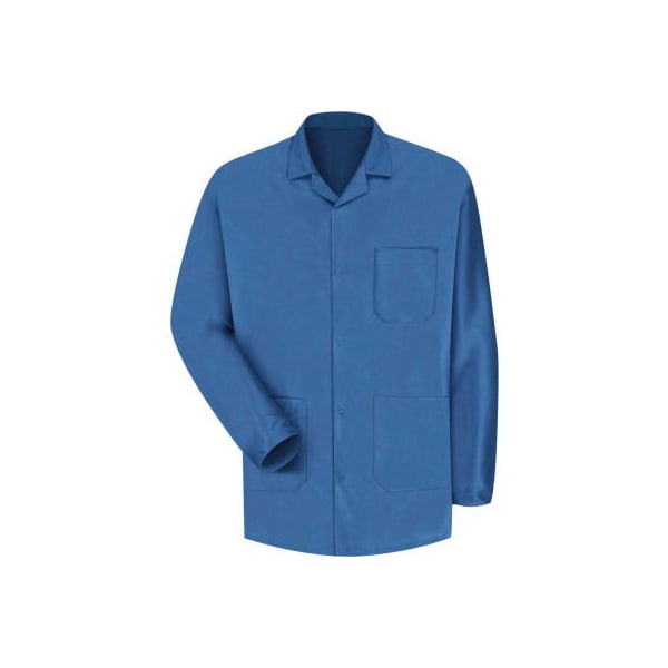 Red Kap Unisex ESD/Anti-Static Counter Jacket, Electronic Blue, Polyester/Nylon, XL